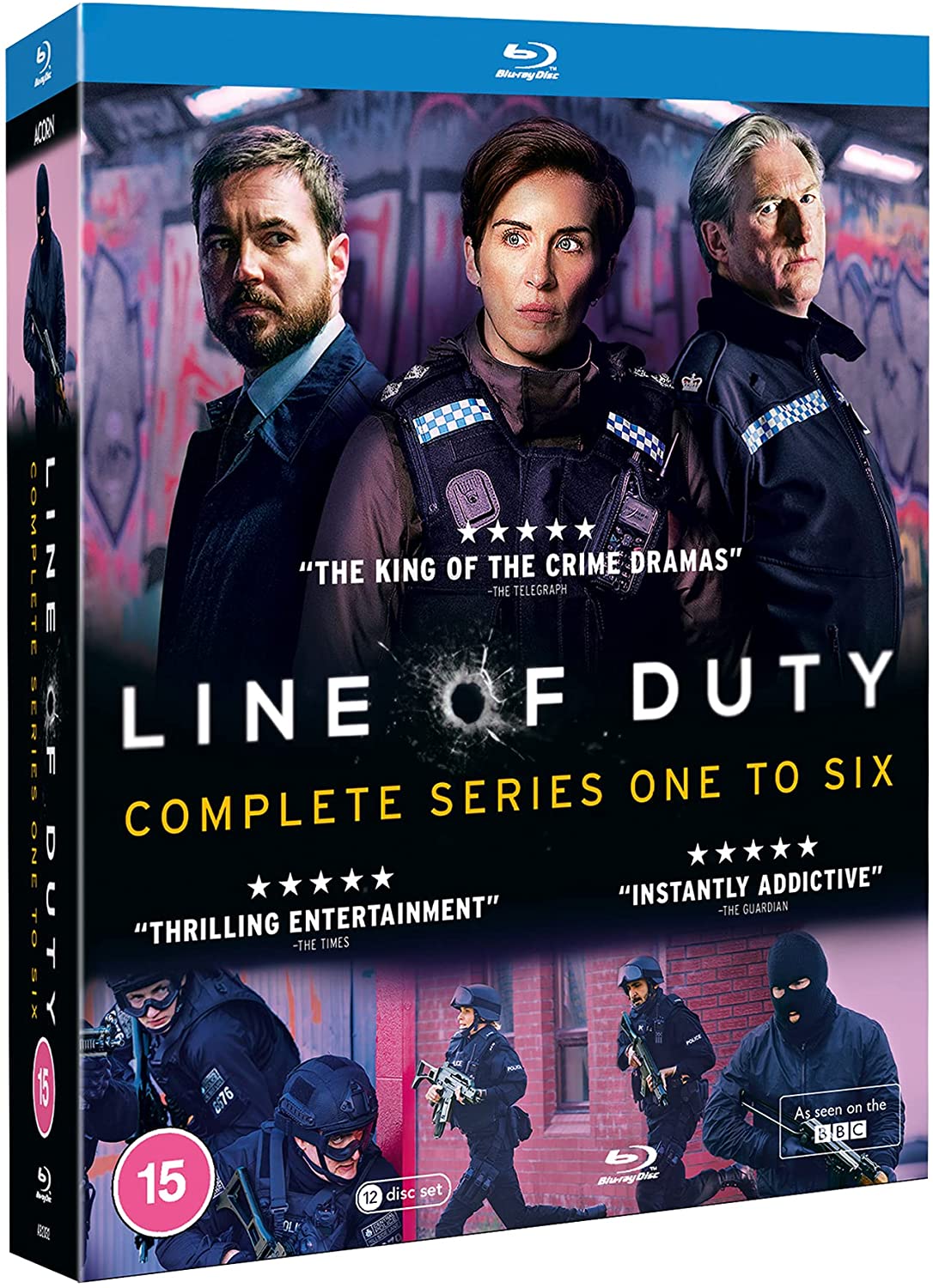boom competitions -  win a Line of Duty Series 1-6 boxset on blu-ray