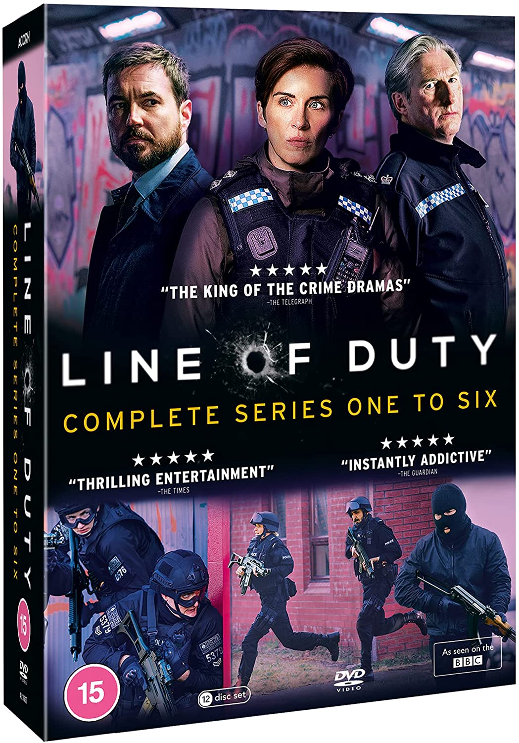 boom competitions -  win a Line of Duty Series 1-6 boxset on DVD